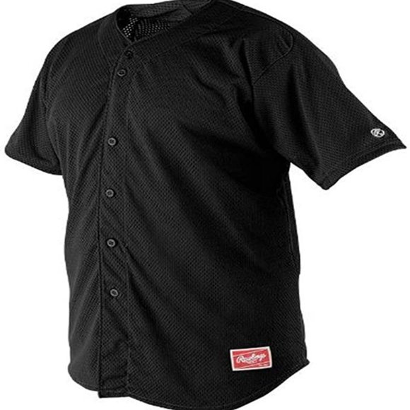 Rawlings Men's Full Button RBJ167 Jersey - Picture 1 of 3